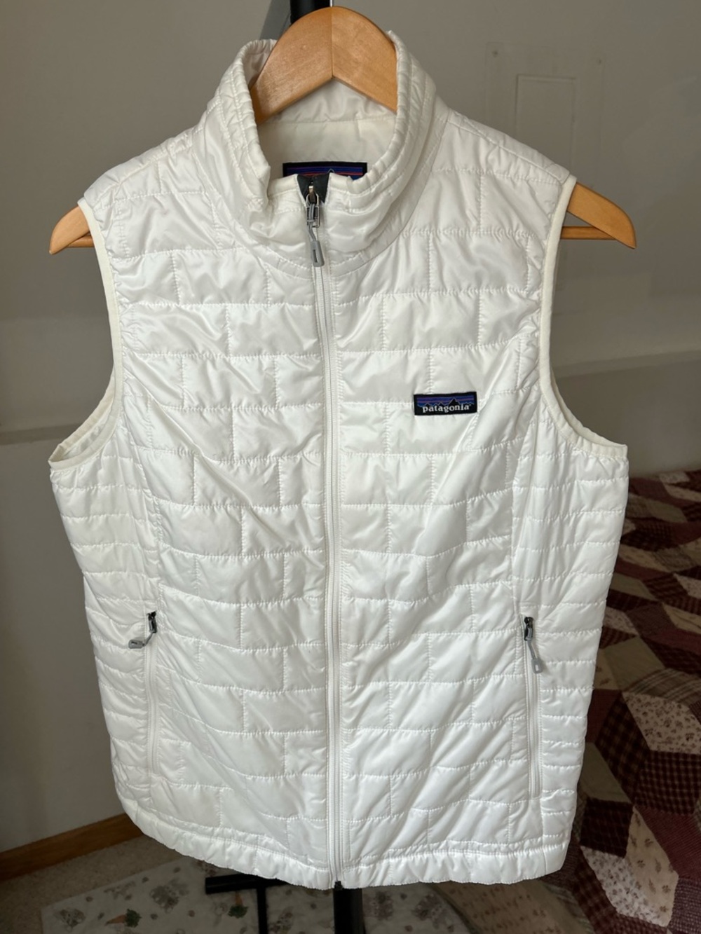 Patagonia Nano Puff Puffer Vest White Large